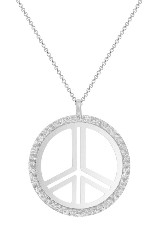 Peace rauhanmerkkiriipus L - Tammi Jewellery